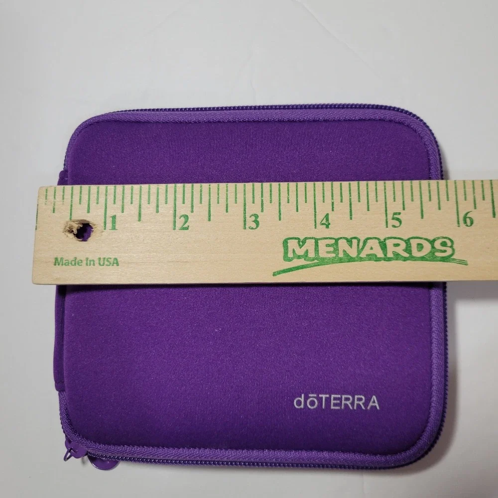Doterra Essential Oil Rollerball Travel‎ Soft Case Holds 10 Purple Roller Bottle